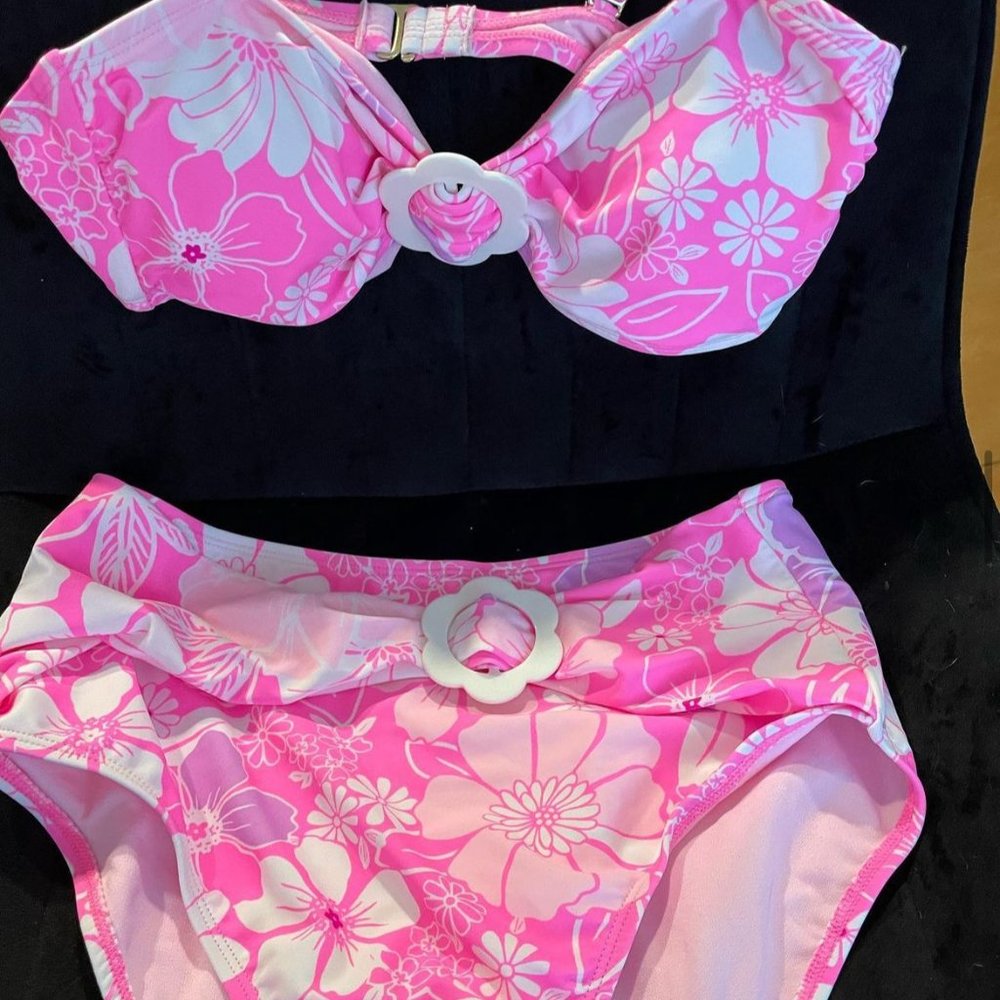 Brand New High Waist Floral Bikini